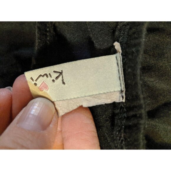 Kiwi Tiered Black Skirt size M Medium Elastic Girls Stretchy - Picture 4 of 4